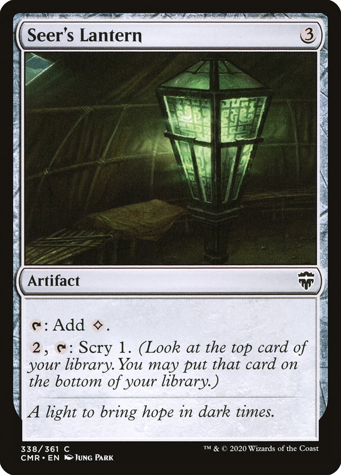 Seer's Lantern [Commander Legends] | Jomio and Rueliete's Cards and Comics