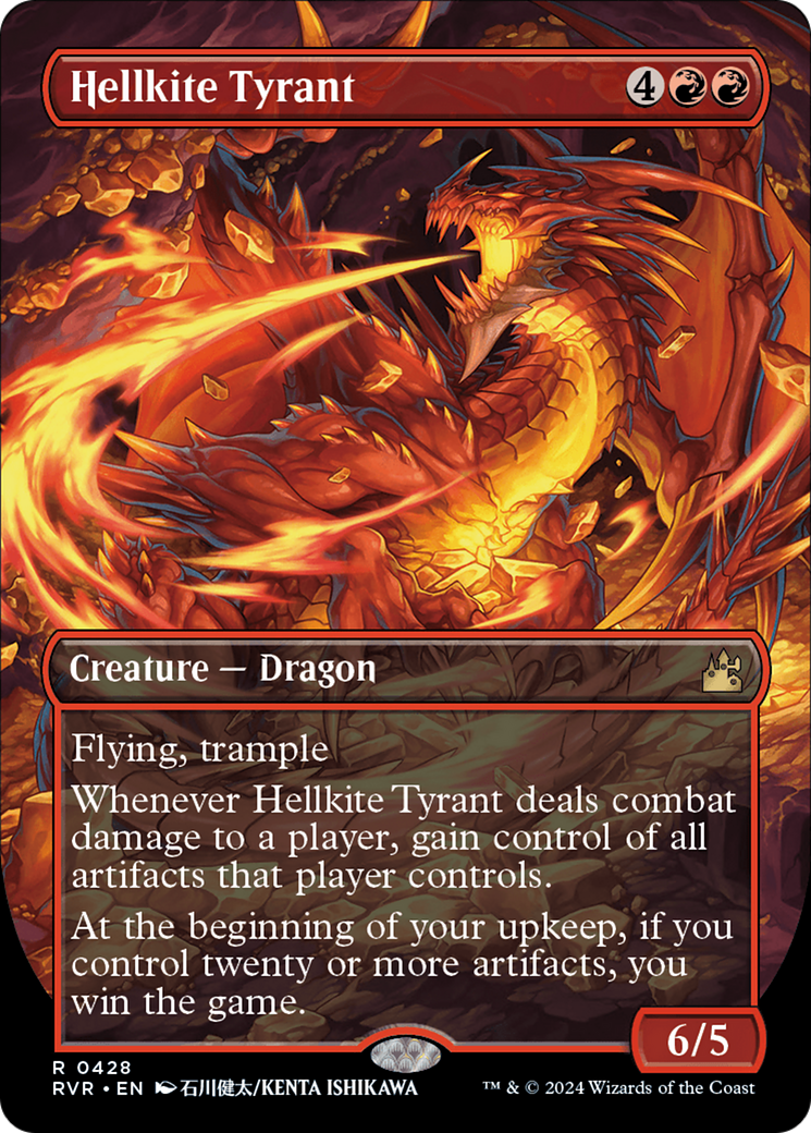 Hellkite Tyrant (Anime Borderless) [Ravnica Remastered] | Jomio and Rueliete's Cards and Comics