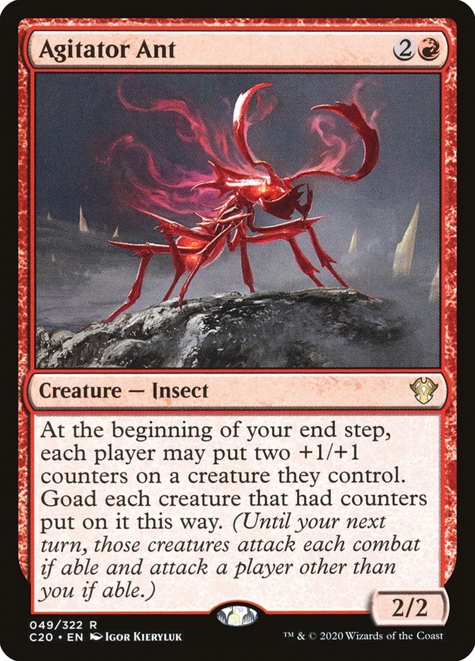 Agitator Ant [Commander 2020] | Jomio and Rueliete's Cards and Comics