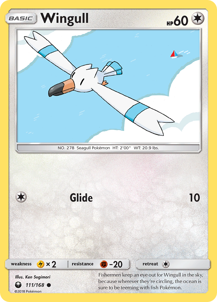 Wingull (111/168) [Sun & Moon: Celestial Storm] | Jomio and Rueliete's Cards and Comics