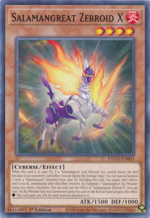 Salamangreat Zebroid X [ETCO-EN003] Common | Jomio and Rueliete's Cards and Comics