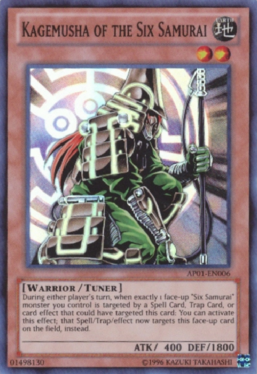 Kagemusha of the Six Samurai [AP01-EN006] Super Rare | Jomio and Rueliete's Cards and Comics