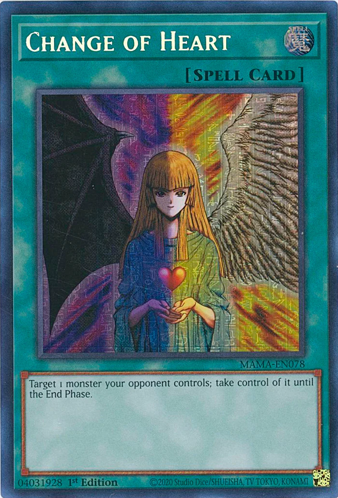 Change of Heart [MAMA-EN078] Ultra Pharaoh's Rare | Jomio and Rueliete's Cards and Comics