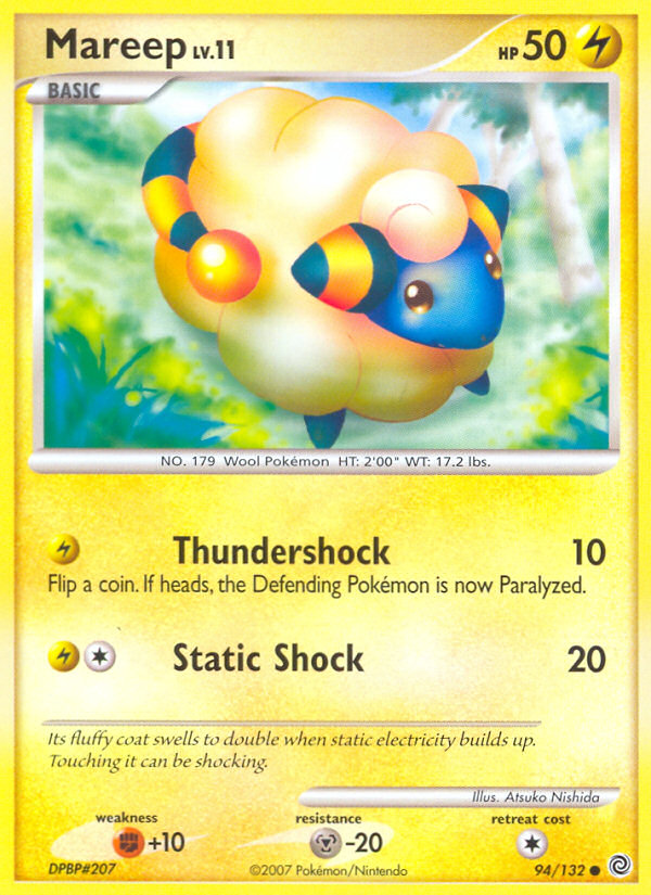 Mareep (94/132) [Diamond & Pearl: Secret Wonders] | Jomio and Rueliete's Cards and Comics