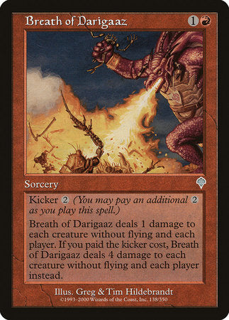Breath of Darigaaz [Invasion] | Jomio and Rueliete's Cards and Comics