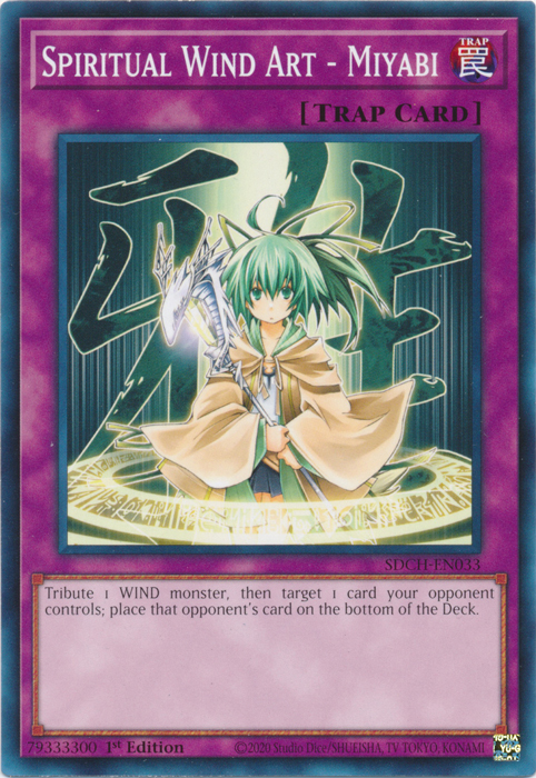 Spiritual Wind Art - Miyabi [SDCH-EN033] Common | Jomio and Rueliete's Cards and Comics