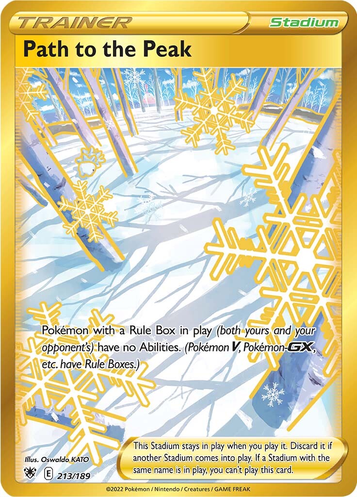 Path to the Peak (213/189) [Sword & Shield: Astral Radiance] | Jomio and Rueliete's Cards and Comics
