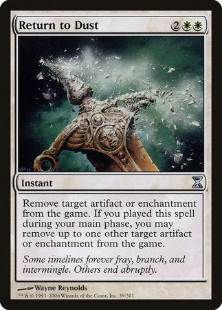 Return to Dust [Time Spiral] | Jomio and Rueliete's Cards and Comics