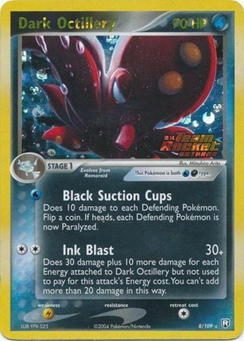 Dark Octillery (8/109) (Stamped) [EX: Team Rocket Returns] | Jomio and Rueliete's Cards and Comics