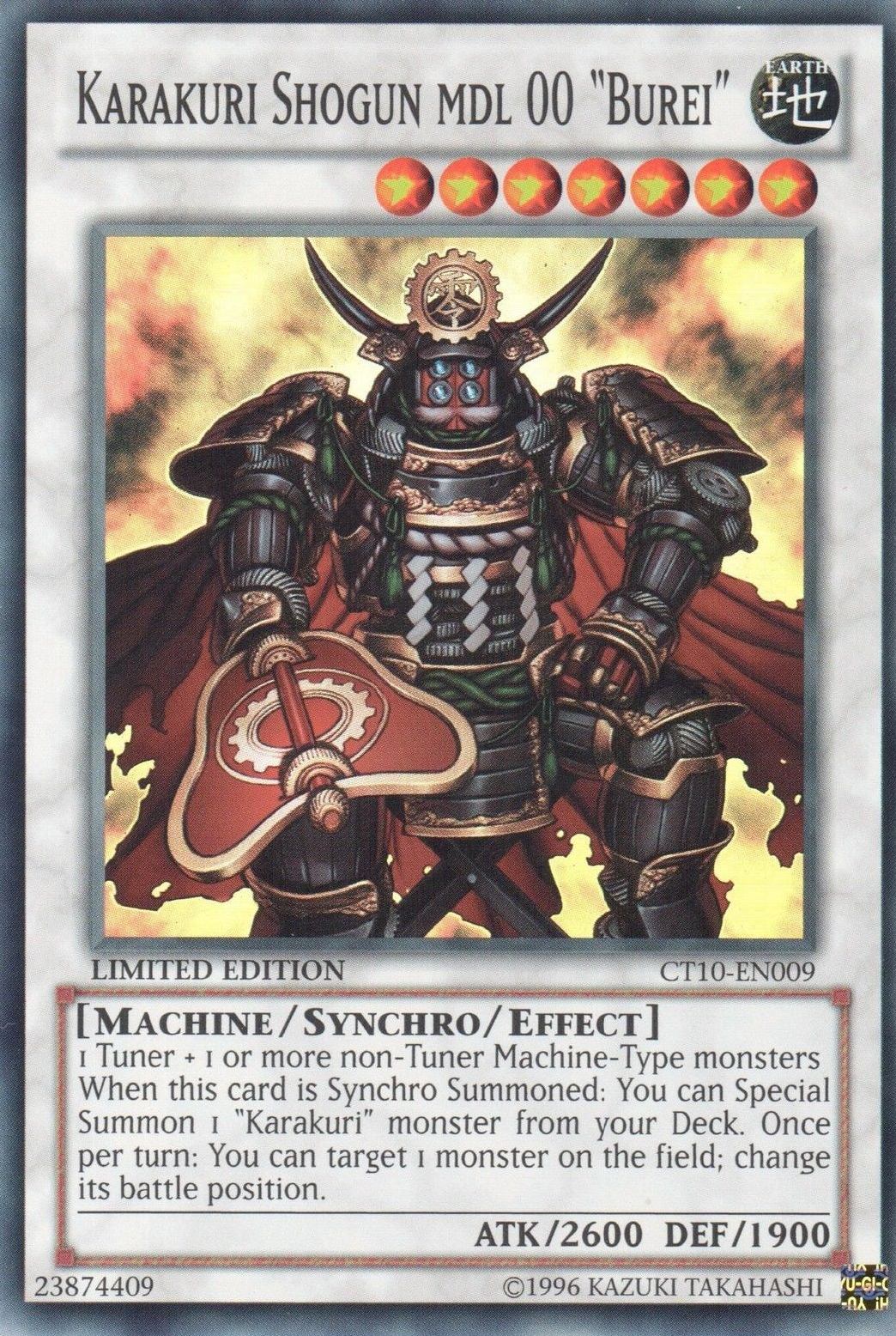 Karakuri Shogun mdl 00 "Burei" [CT10-EN009] Super Rare | Jomio and Rueliete's Cards and Comics