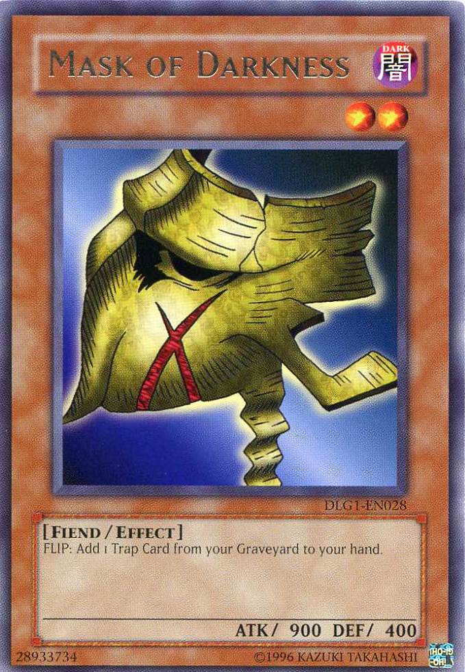 Mask of Darkness [DLG1-EN028] Rare | Jomio and Rueliete's Cards and Comics