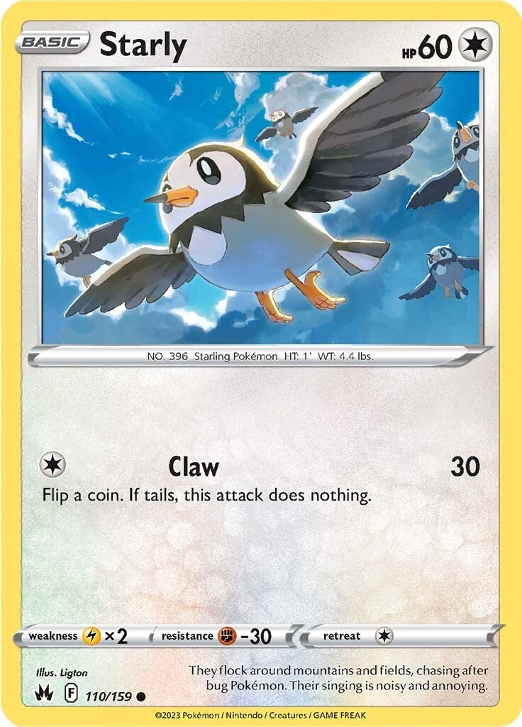 Starly (110/159) [Sword & Shield: Crown Zenith] | Jomio and Rueliete's Cards and Comics