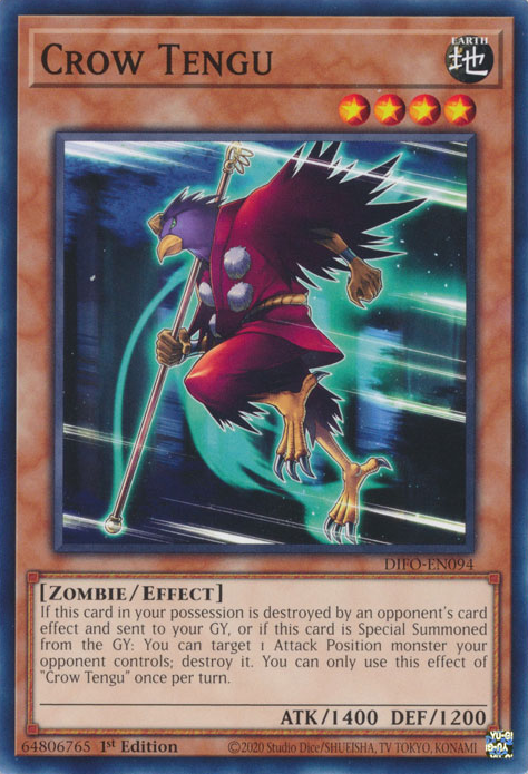 Crow Tengu [DIFO-EN094] Common | Jomio and Rueliete's Cards and Comics