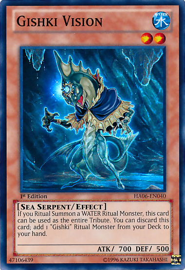 Gishki Vision [HA06-EN040] Super Rare | Jomio and Rueliete's Cards and Comics