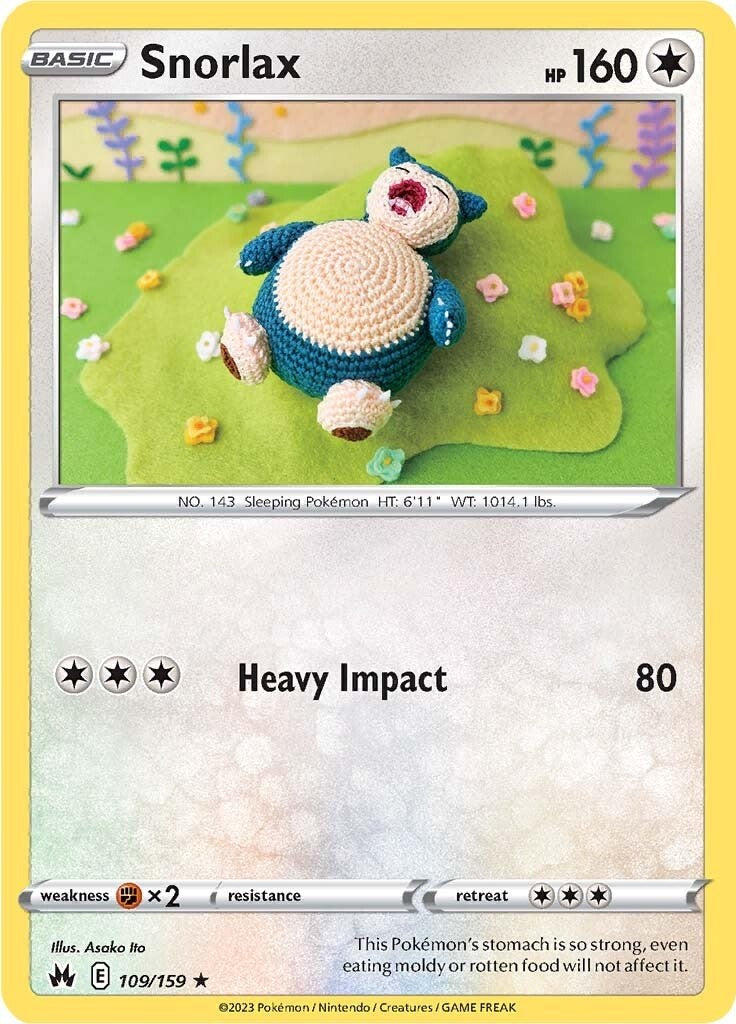 Snorlax (109/159) [Sword & Shield: Crown Zenith] | Jomio and Rueliete's Cards and Comics