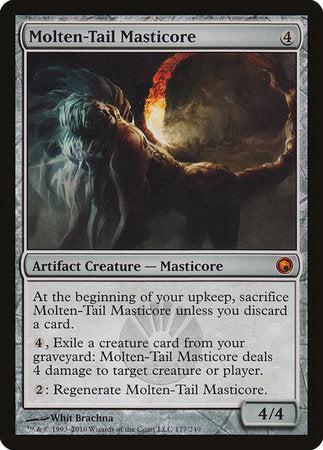 Molten-Tail Masticore [Scars of Mirrodin] | Jomio and Rueliete's Cards and Comics