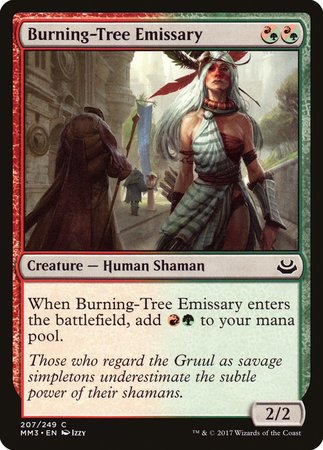 Burning-Tree Emissary [Modern Masters 2017] | Jomio and Rueliete's Cards and Comics