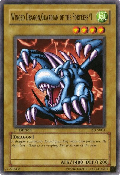 Winged Dragon, Guardian of the Fortress #1 [SDY-003] Common | Jomio and Rueliete's Cards and Comics
