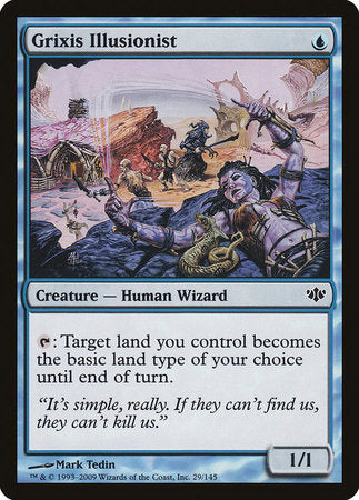 Grixis Illusionist [Conflux] | Jomio and Rueliete's Cards and Comics