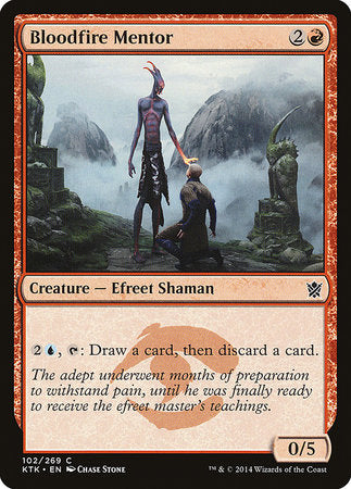 Bloodfire Mentor [Khans of Tarkir] | Jomio and Rueliete's Cards and Comics