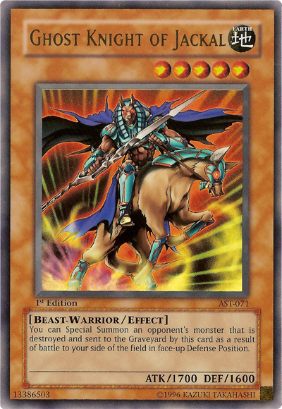 Ghost Knight of Jackal [AST-071] Ultra Rare | Jomio and Rueliete's Cards and Comics