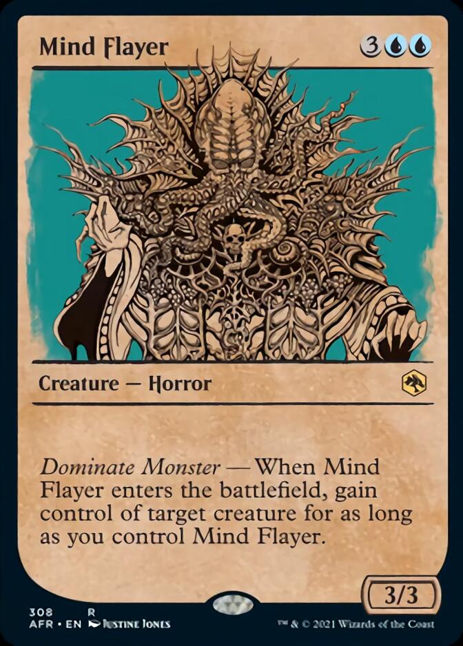 Mind Flayer (Showcase) [Dungeons & Dragons: Adventures in the Forgotten Realms] | Jomio and Rueliete's Cards and Comics