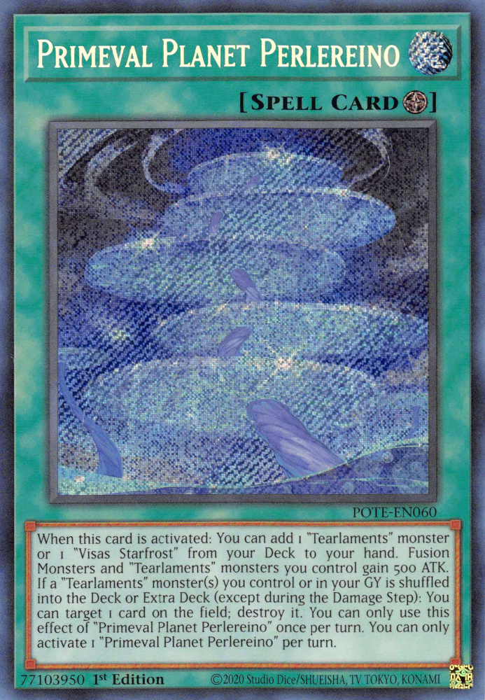Primeval Planet Perlereino [POTE-EN060] Secret Rare | Jomio and Rueliete's Cards and Comics