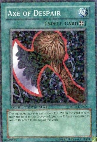 Axe of Despair [DT02-EN092] Common | Jomio and Rueliete's Cards and Comics
