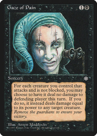 Gaze of Pain [Ice Age] | Jomio and Rueliete's Cards and Comics