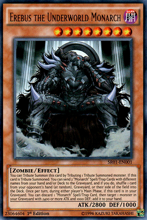 Erebus the Underworld Monarch [SR01-EN001] Ultra Rare | Jomio and Rueliete's Cards and Comics