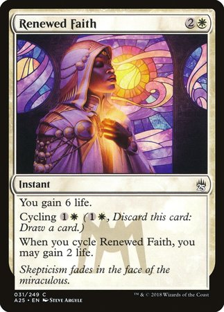 Renewed Faith [Masters 25] | Jomio and Rueliete's Cards and Comics