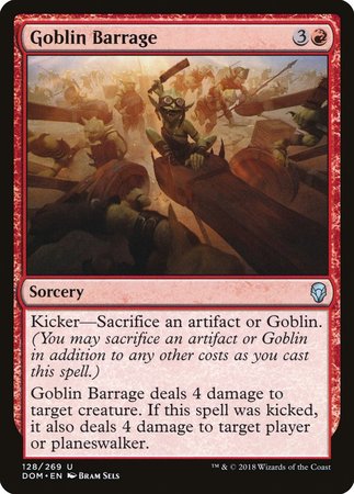 Goblin Barrage [Dominaria] | Jomio and Rueliete's Cards and Comics