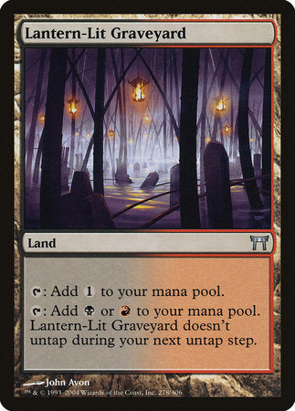 Lantern-Lit Graveyard [Champions of Kamigawa] | Jomio and Rueliete's Cards and Comics