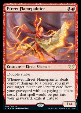 Efreet Flamepainter [Strixhaven: School of Mages] | Jomio and Rueliete's Cards and Comics