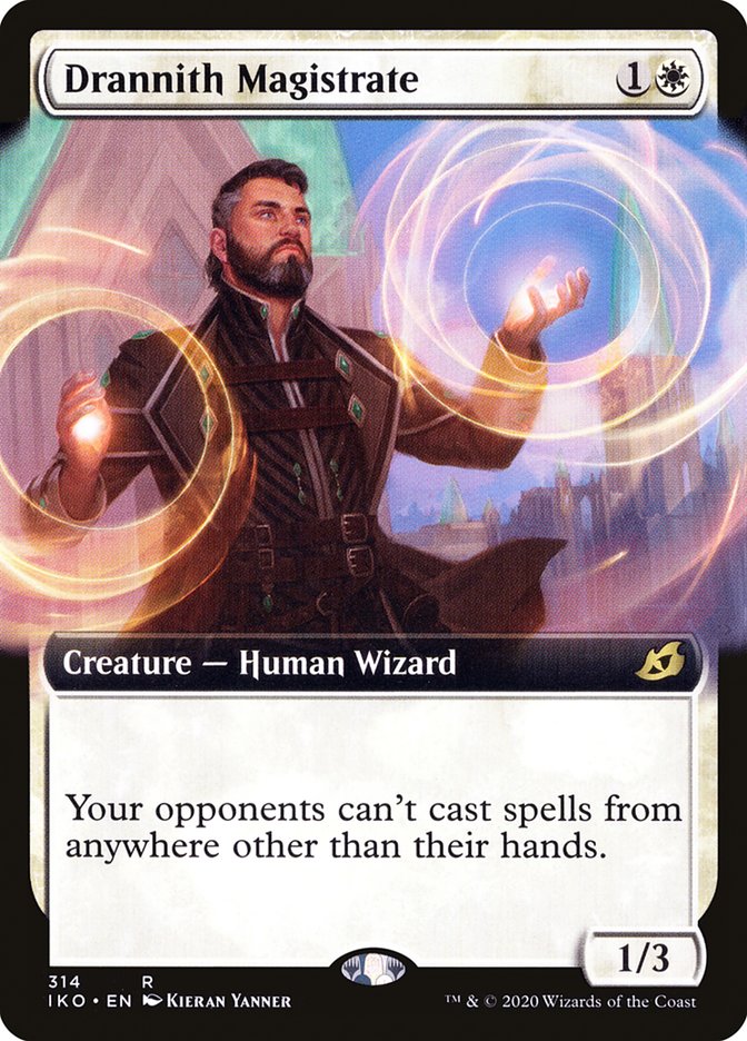 Drannith Magistrate (Extended Art) [Ikoria: Lair of Behemoths] | Jomio and Rueliete's Cards and Comics