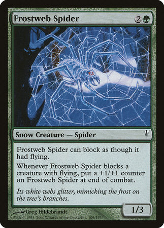 Frostweb Spider [Coldsnap] | Jomio and Rueliete's Cards and Comics