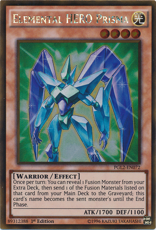 Elemental HERO Prisma [PGL2-EN072] Gold Rare | Jomio and Rueliete's Cards and Comics