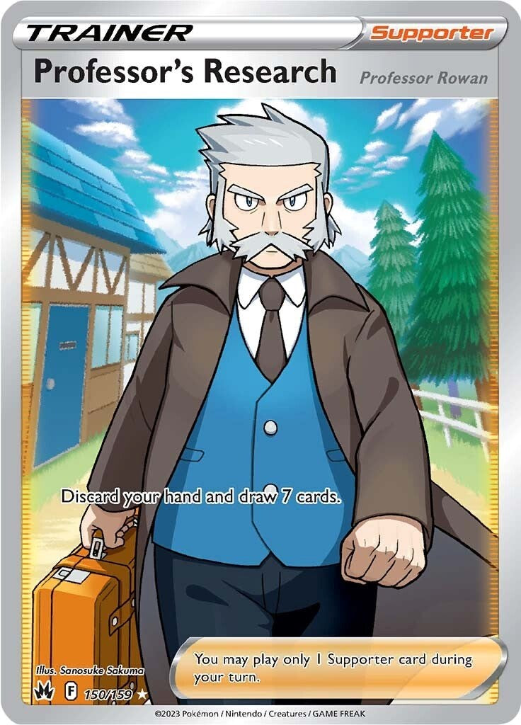 Professor's Research (150/159) (Full Art) [Sword & Shield: Crown Zenith] | Jomio and Rueliete's Cards and Comics