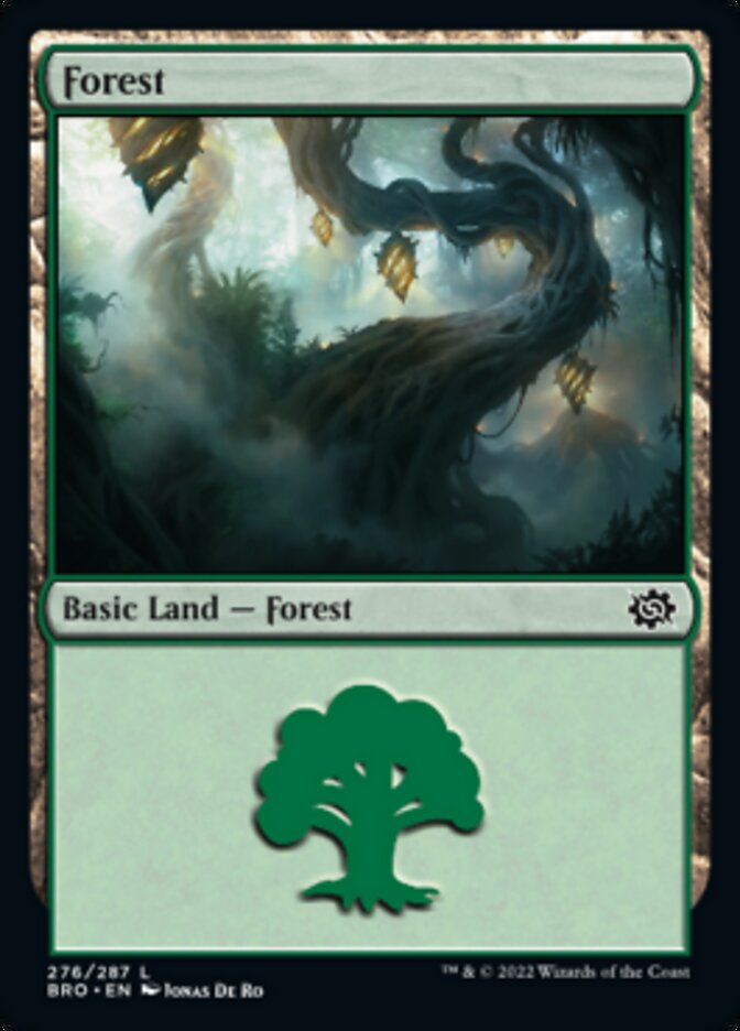 Forest (276) [The Brothers' War] | Jomio and Rueliete's Cards and Comics