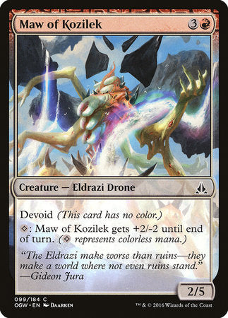 Maw of Kozilek [Oath of the Gatewatch] | Jomio and Rueliete's Cards and Comics
