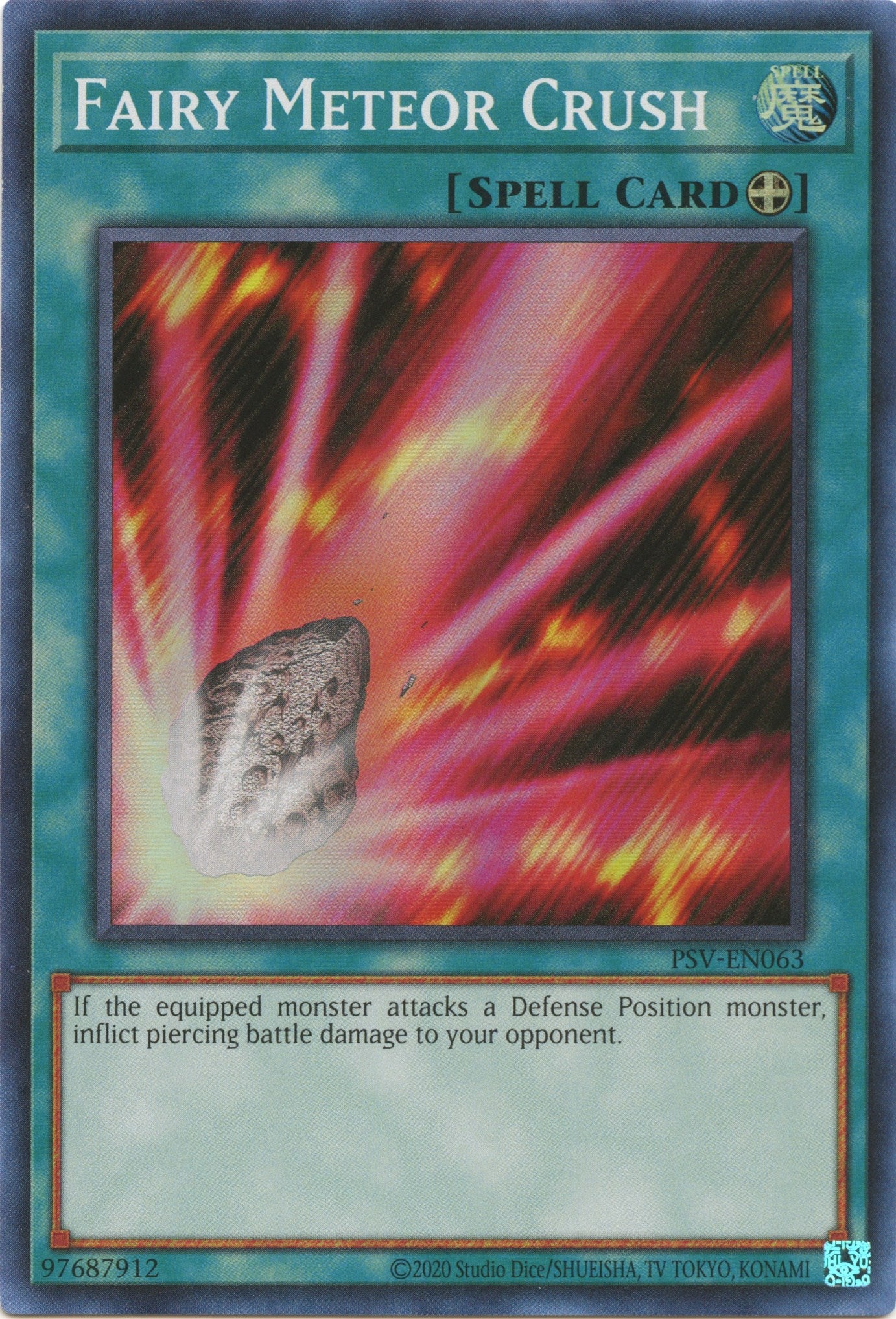 Fairy Meteor Crush (25th Anniversary) [PSV-EN063] Super Rare | Jomio and Rueliete's Cards and Comics