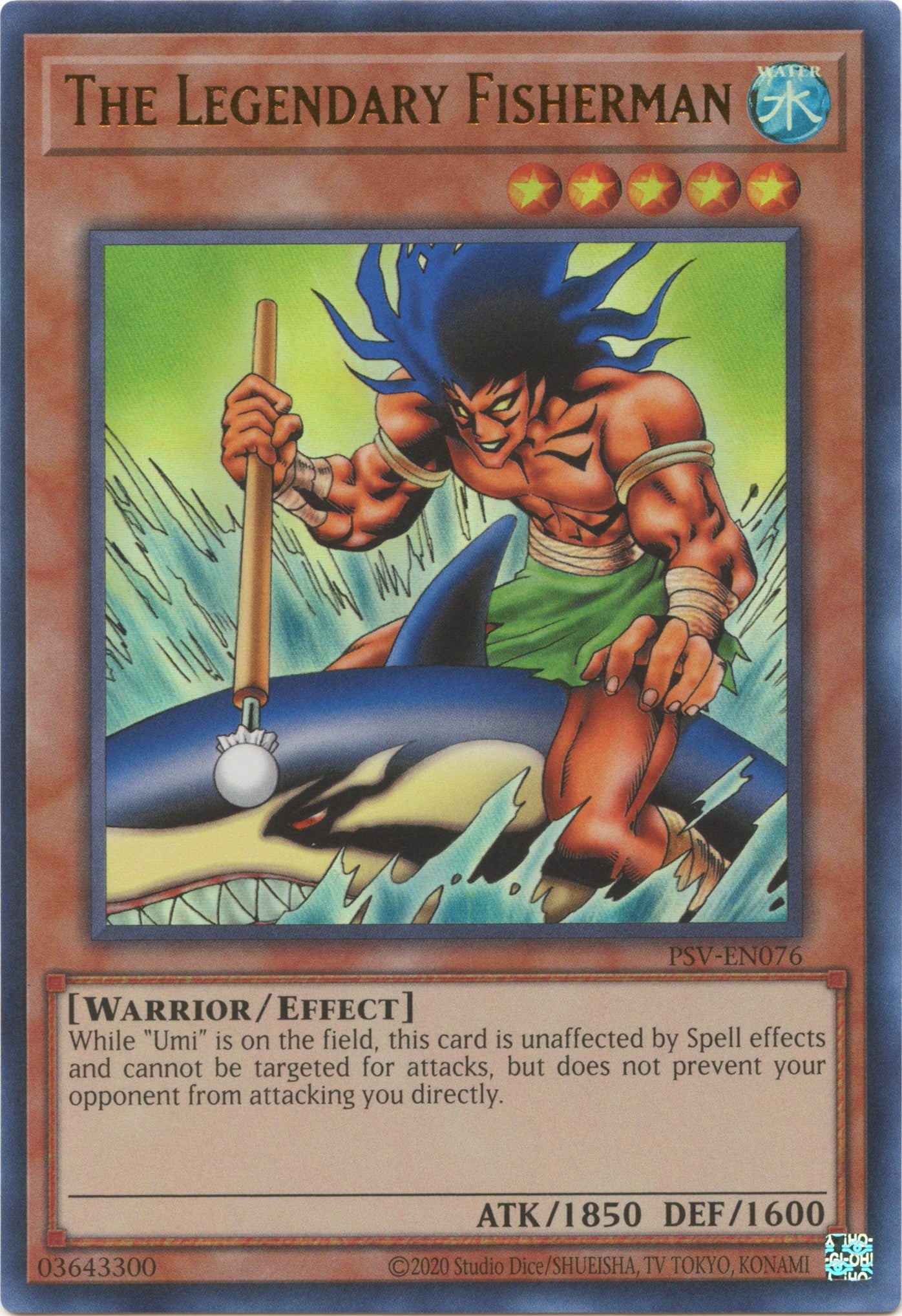 The Legendary Fisherman (25th Anniversary) [PSV-EN076] Ultra Rare | Jomio and Rueliete's Cards and Comics