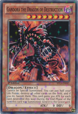 Gandora the Dragon of Destruction [SP13-EN041] Starfoil Rare | Jomio and Rueliete's Cards and Comics