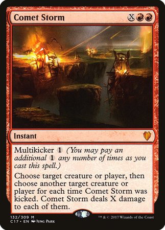 Comet Storm [Commander 2017] | Jomio and Rueliete's Cards and Comics