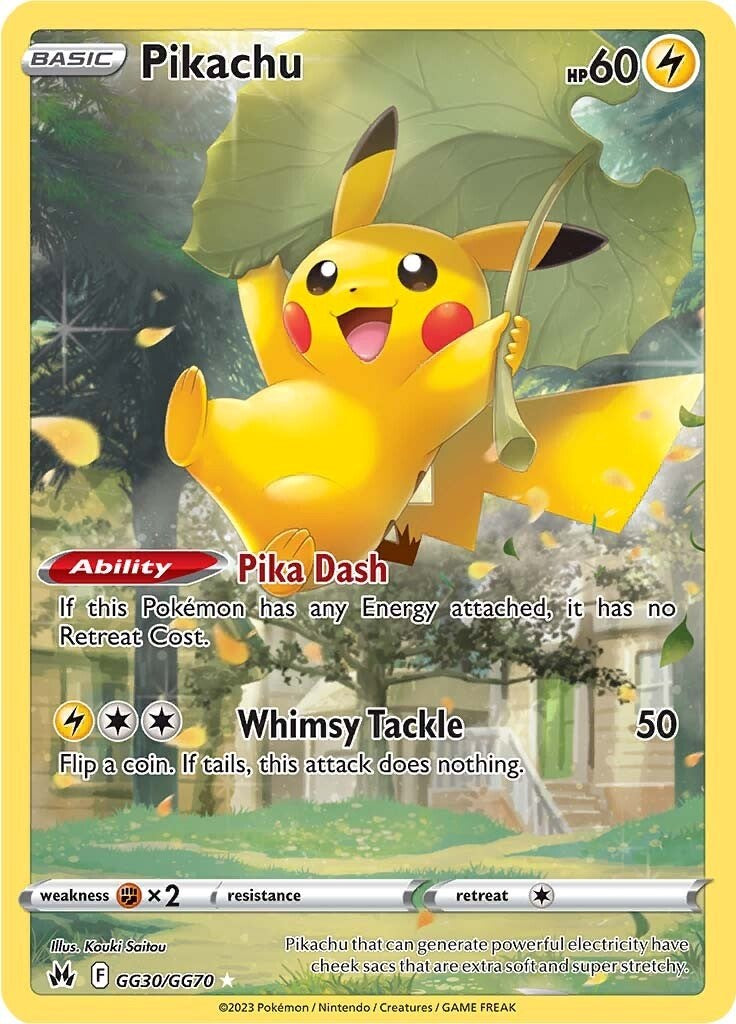 Pikachu (GG30/GG70) [Sword & Shield: Crown Zenith] | Jomio and Rueliete's Cards and Comics