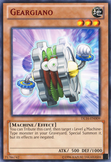 Geargiano (Red) [DL16-EN009] Rare | Jomio and Rueliete's Cards and Comics