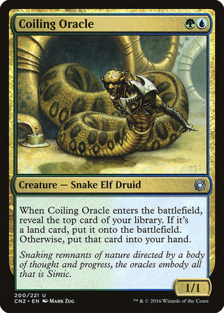 Coiling Oracle [Conspiracy: Take the Crown] | Jomio and Rueliete's Cards and Comics