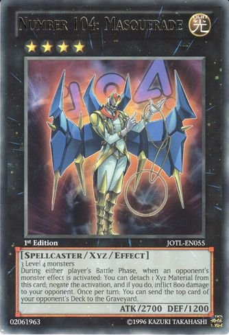 Number 104: Masquerade [JOTL-EN055] Rare | Jomio and Rueliete's Cards and Comics