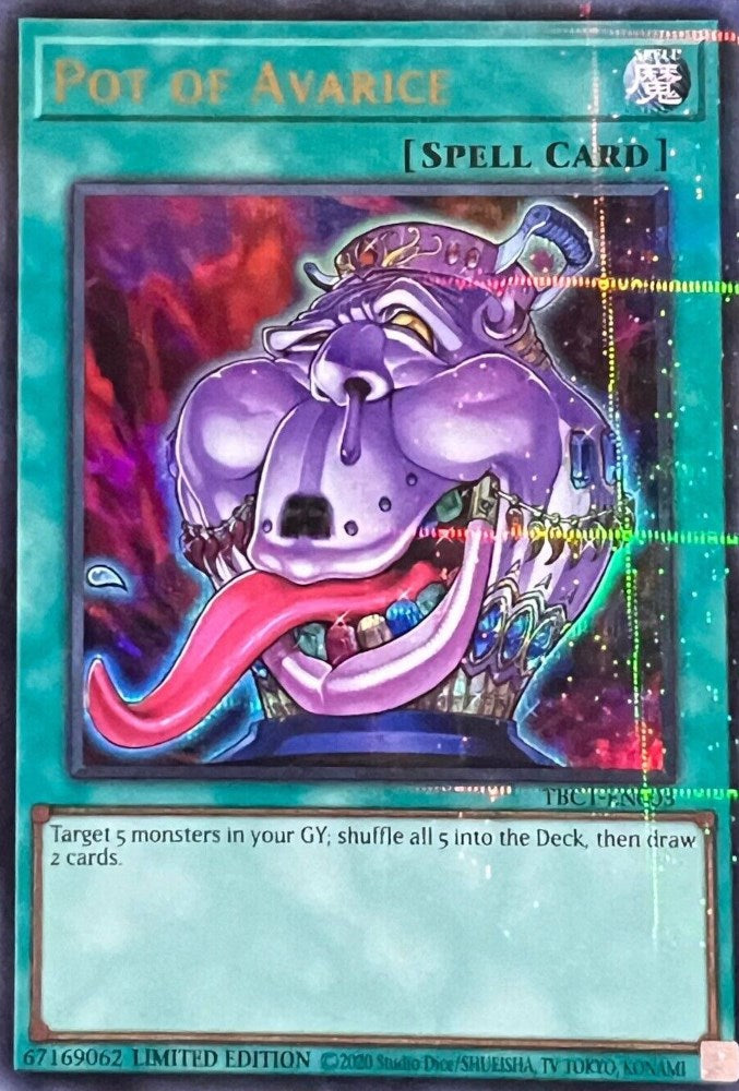 Pot of Avarice [TBC1-EN003] Ultra Rare | Jomio and Rueliete's Cards and Comics