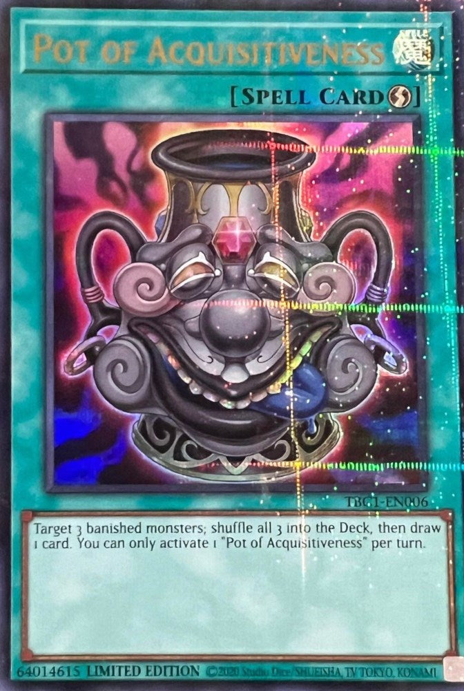 Pot of Acquisitiveness [TBC1-EN006] Ultra Rare | Jomio and Rueliete's Cards and Comics